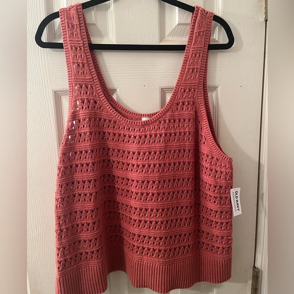 Old Navy Tops - NWT 3X Old Navy Women's Coral Knit Tank Top